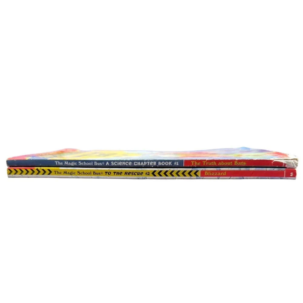 Magic School Bus Chapter Books Truth About Bats Blizzard Scholastic Lot 2